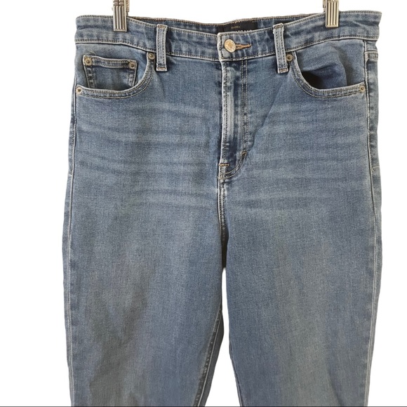 LUCKY BRAND skinny jeans with fray hem sz 31 - Picture 2 of 8